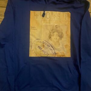 Navy Graphic Hoodie Juneteenth black excellence